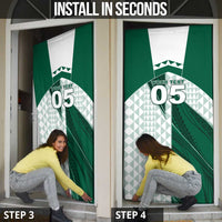 Custom Hawaii Volleyball Door Cover Shaka Aloha Hand DT05 - Polynesian Pride