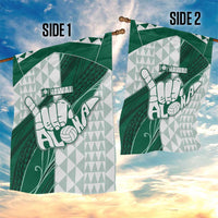 Hawaii Volleyball Garden Flag Shaka Aloha Hand DT05 - Polynesian Pride