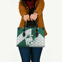 Hawaii Volleyball Leather Bag Shaka Aloha Hand