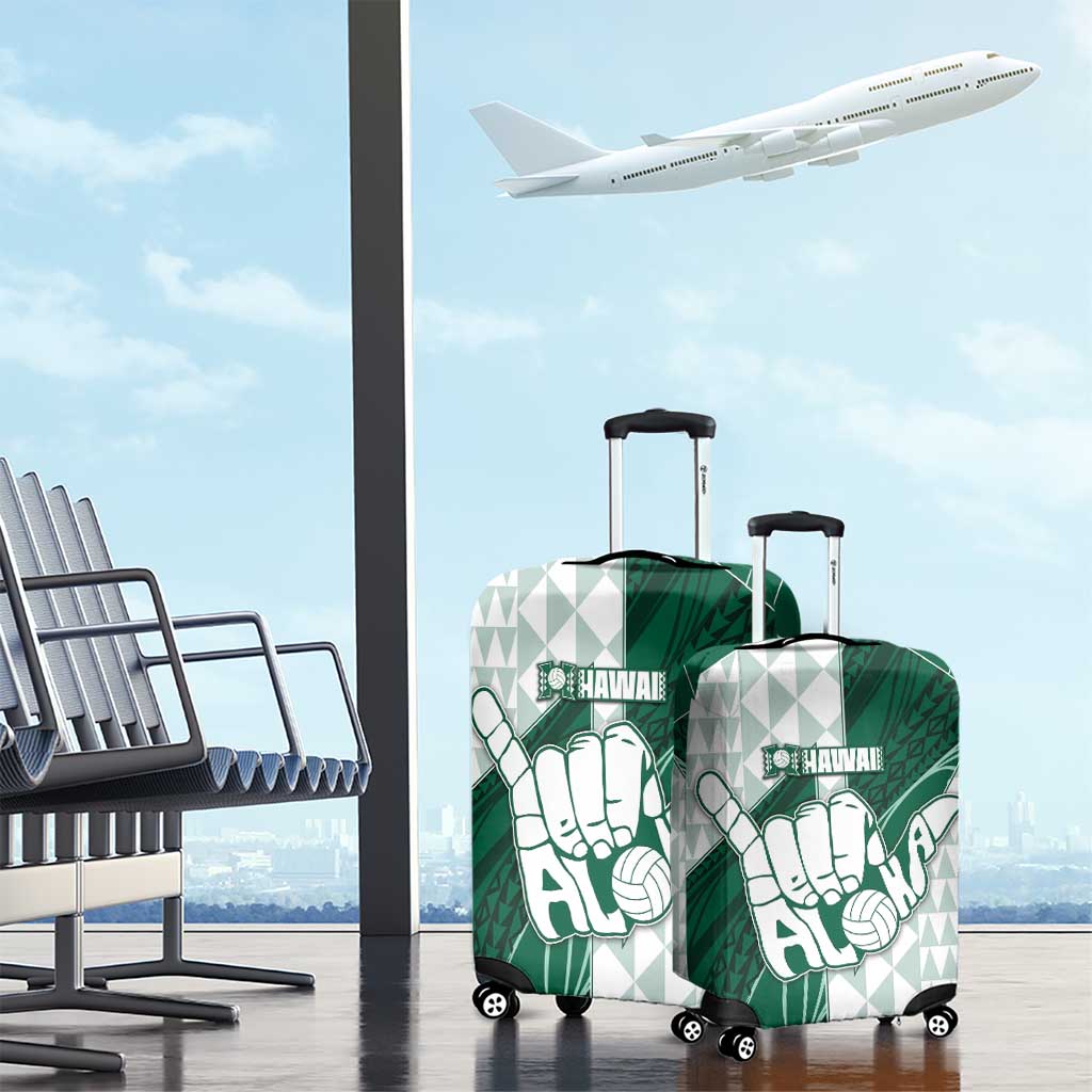Hawaii Volleyball Luggage Cover Shaka Aloha Hand