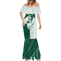Custom Hawaii Volleyball Mermaid Dress Shaka Aloha Hand