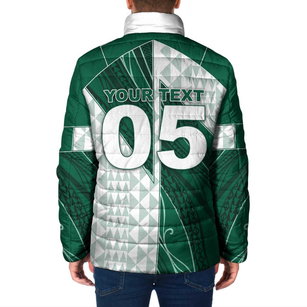 Custom Hawaii Volleyball Padded Jacket Shaka Aloha Hand DT05 - Polynesian Pride