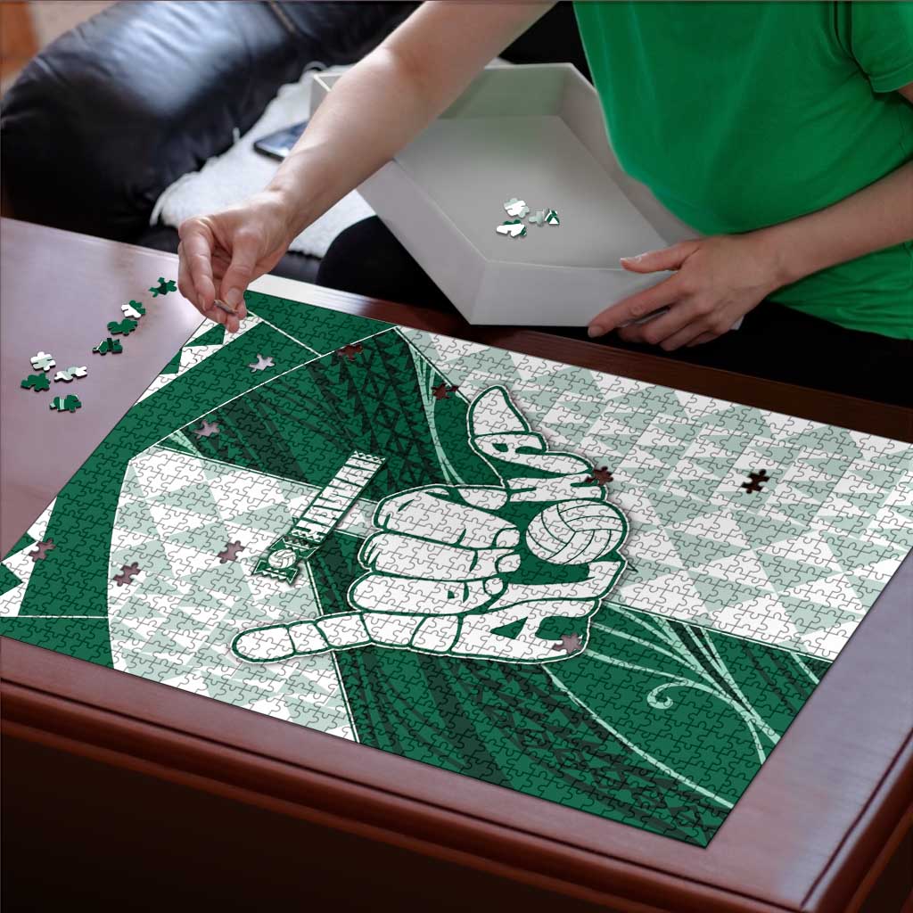 Hawaii Volleyball Puzzle Shaka Aloha Hand DT05 - Polynesian Pride