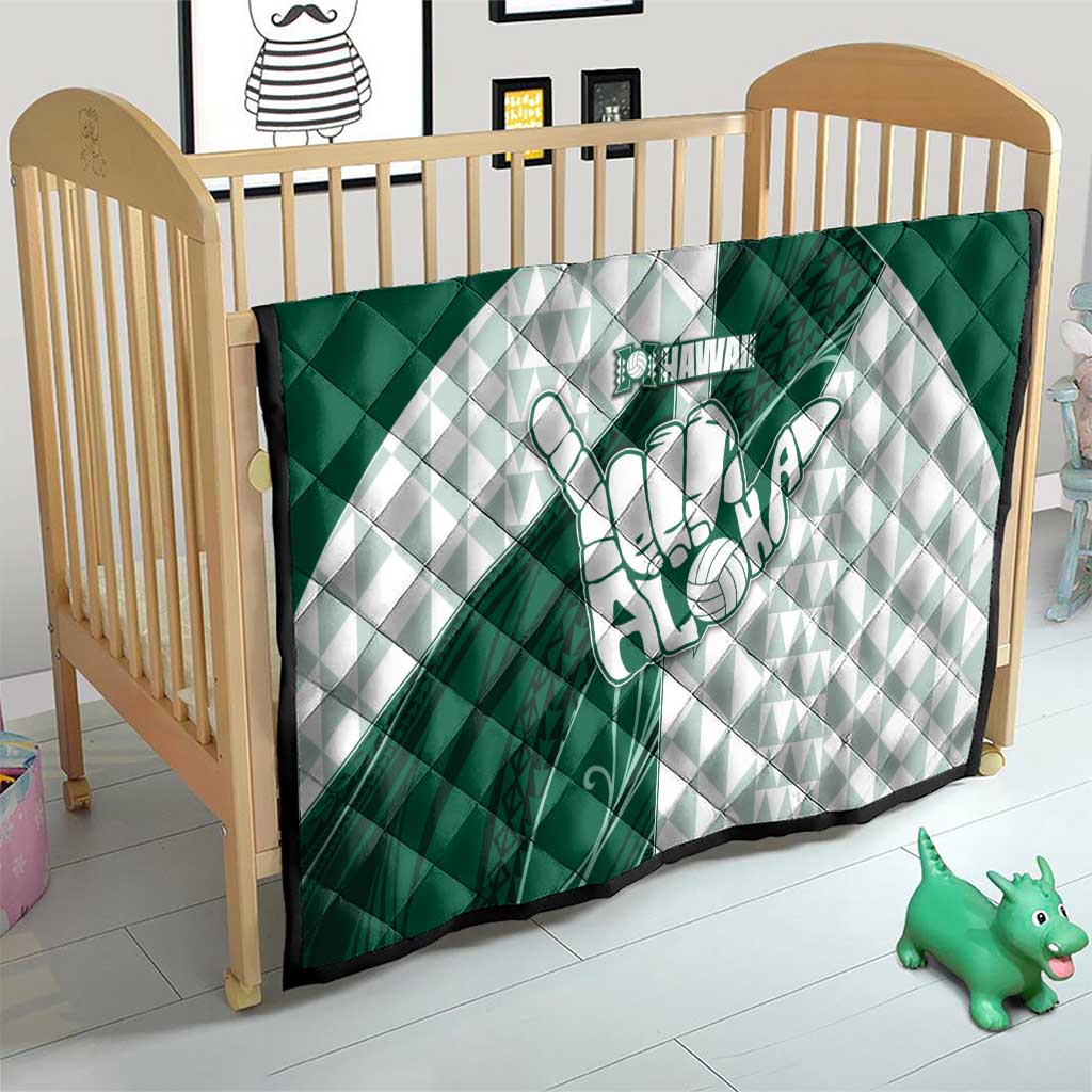 Hawaii Volleyball Quilt Shaka Aloha Hand DT05 - Polynesian Pride