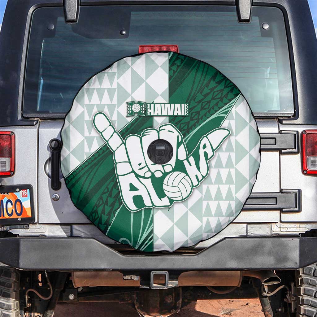 Hawaii Volleyball Spare Tire Cover Shaka Aloha Hand