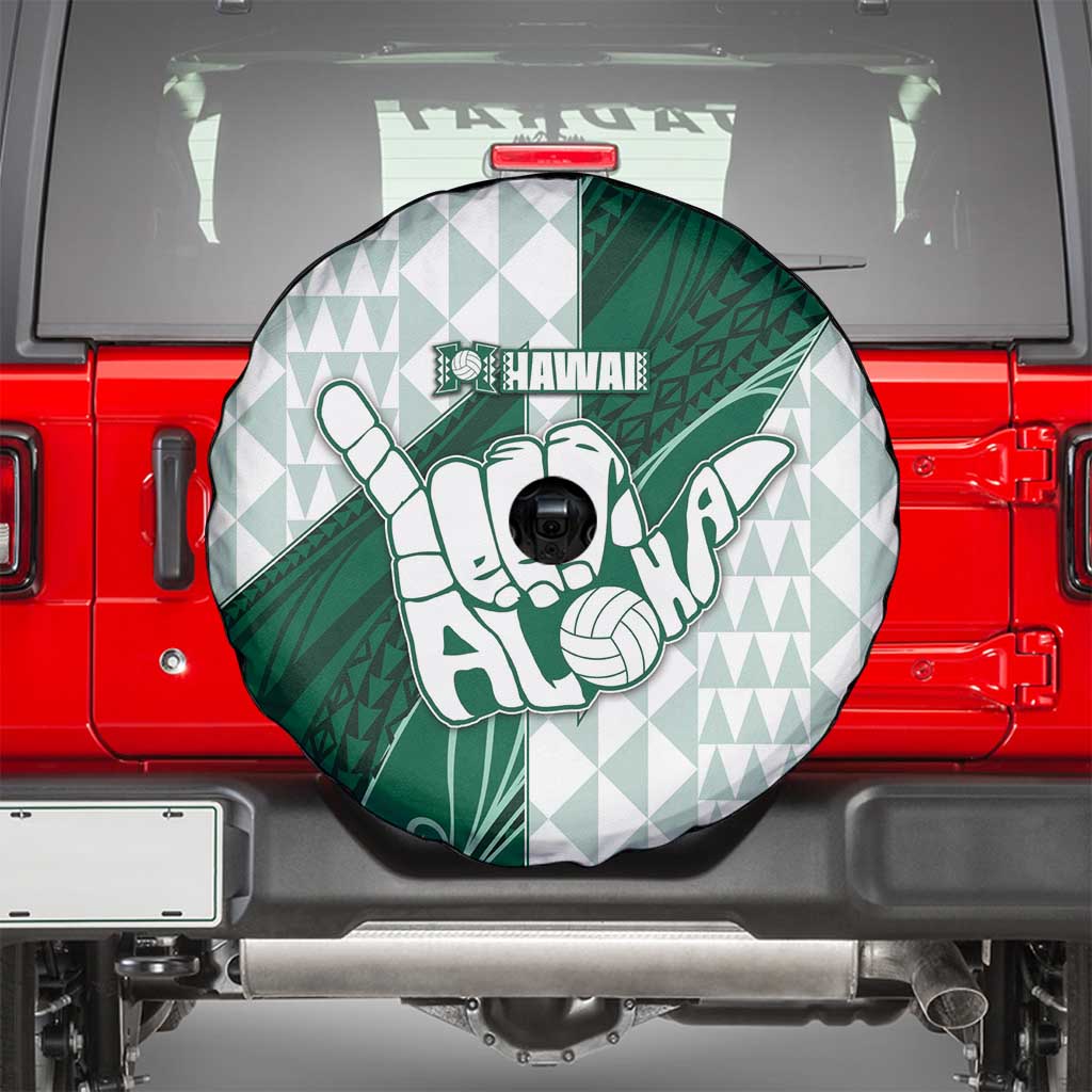 Hawaii Volleyball Spare Tire Cover Shaka Aloha Hand