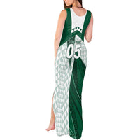 Custom Hawaii Volleyball Tank Maxi Dress Shaka Aloha Hand DT05 - Polynesian Pride