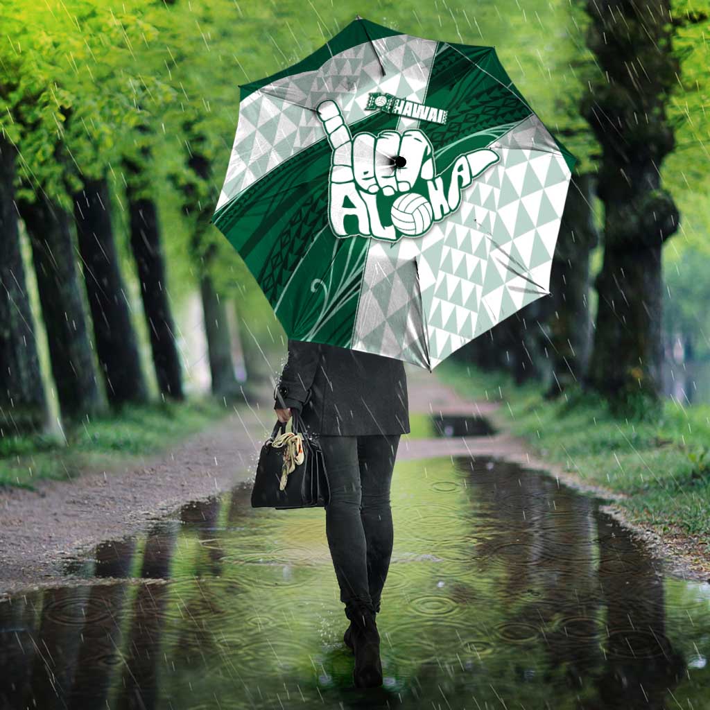 Hawaii Volleyball Umbrella Shaka Aloha Hand DT05 - Polynesian Pride