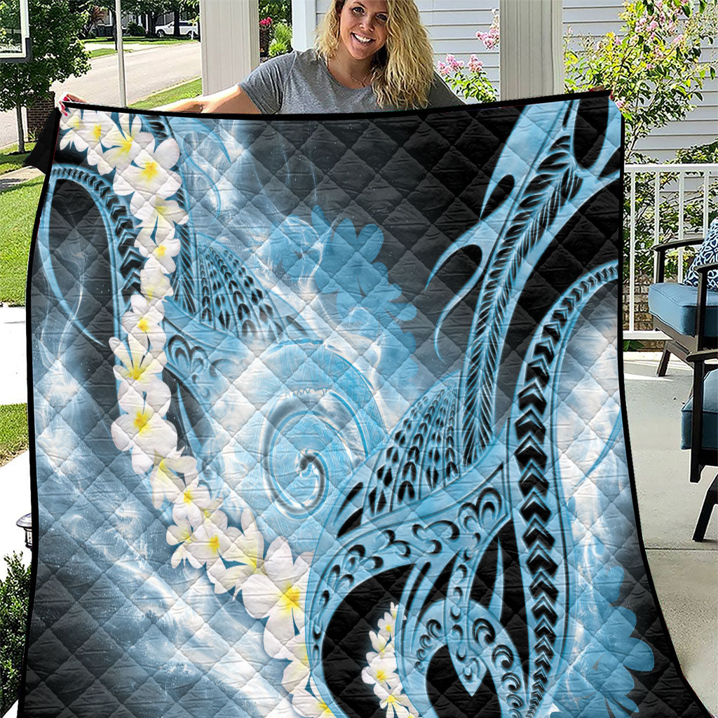 Piko Hawaiian Quilt Blue Galaxy Spiral Plumeria Tribal Patterns