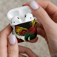 Piko Hawaiian AirPods Case Gradient Spiral Plumeria Tribal Patterns