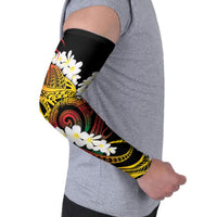 Piko Hawaiian Arm Sleeves Gradient Spiral Plumeria Tribal Patterns