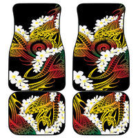 Piko Hawaiian Car Mats Gradient Spiral Plumeria Tribal Patterns