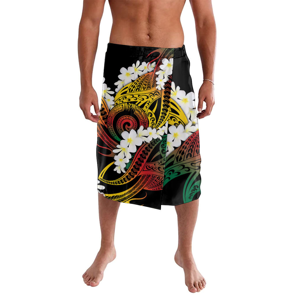 Piko Hawaiian Lavalava Gradient Spiral Plumeria Tribal Patterns DT05 Multicolor - Polynesian Pride