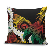 Piko Hawaiian Pillow Cover Gradient Spiral Plumeria Tribal Patterns
