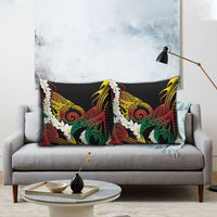 Piko Hawaiian Pillow Cover Gradient Spiral Plumeria Tribal Patterns
