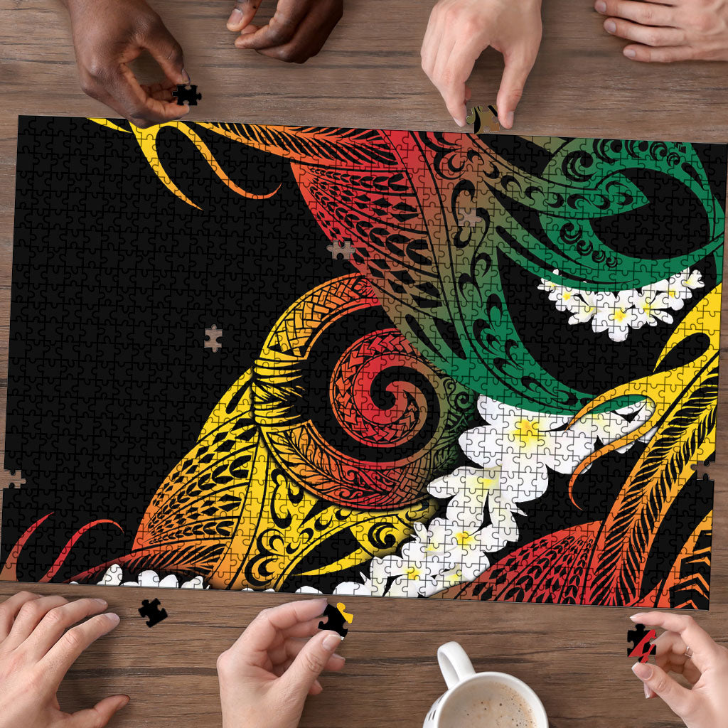 Piko Hawaiian Puzzle Gradient Spiral Plumeria Tribal Patterns