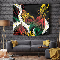 Piko Hawaiian Tapestry Gradient Spiral Plumeria Tribal Patterns