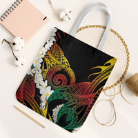 Piko Hawaiian Tote Bag Gradient Spiral Plumeria Tribal Patterns