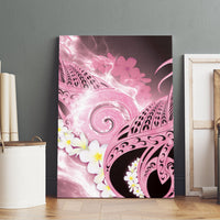 Piko Hawaiian Canvas Wall Art Pink Galaxy Spiral Plumeria Tribal Patterns