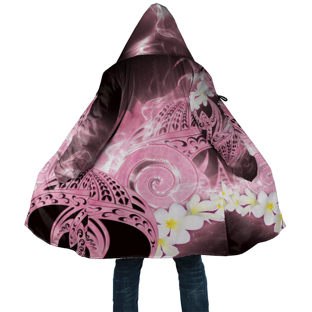 Piko Hawaiian Cloak Pink Galaxy Spiral Plumeria Tribal Patterns