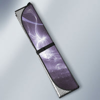 Piko Hawaiian Auto Sun Shade Purple Galaxy Spiral Plumeria Tribal Patterns