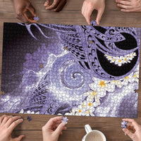 Piko Hawaiian Puzzle Purple Galaxy Spiral Plumeria Tribal Patterns