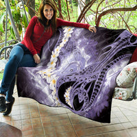 Piko Hawaiian Quilt Purple Galaxy Spiral Plumeria Tribal Patterns