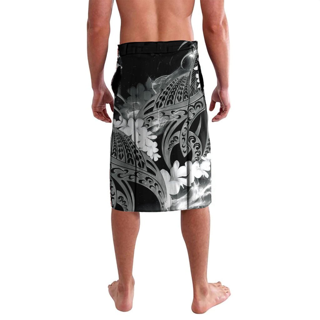 Piko Hawaiian Lavalava Monochrome Galaxy Spiral Plumeria Tribal Patterns