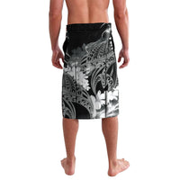 Piko Hawaiian Lavalava Monochrome Galaxy Spiral Plumeria Tribal Patterns