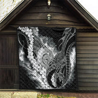 Piko Hawaiian Quilt Monochrome Galaxy Spiral Plumeria Tribal Patterns