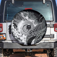 Piko Hawaiian Spare Tire Cover Monochrome Galaxy Spiral Plumeria Tribal Patterns