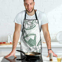 Aloha Hawaii Shaka Apron Hang Loose Mint Version - Polynesian Pride