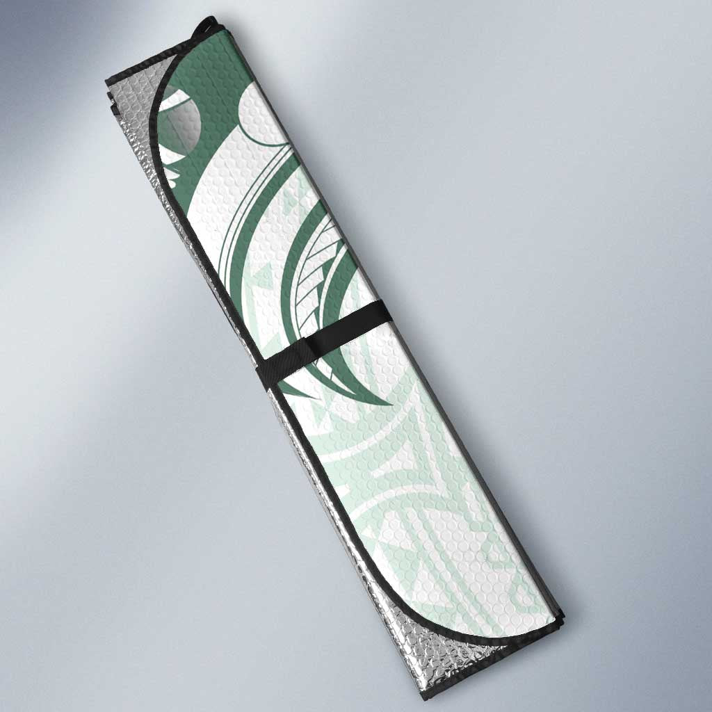 Aloha Hawaii Shaka Auto Sun Shade Hang Loose Mint Version - Polynesian Pride