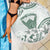 Aloha Hawaii Shaka Beach Blanket Hang Loose Mint Version - Polynesian Pride