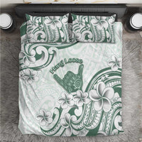 Aloha Hawaii Shaka Bedding Set Hang Loose Mint Version - Polynesian Pride