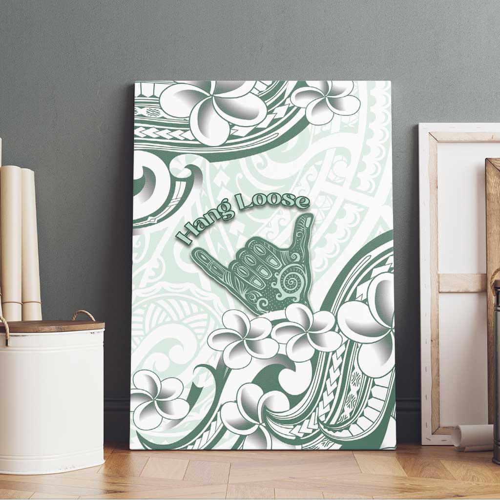 Aloha Hawaii Shaka Canvas Wall Art Hang Loose Mint Version - Polynesian Pride