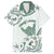 Aloha Hawaii Shaka Family Matching Summer Maxi Dress and Hawaiian Shirt Hang Loose Mint Version - Polynesian Pride