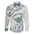 Aloha Hawaii Shaka Family Matching Tank Maxi Dress and Hawaiian Shirt Hang Loose Mint Version - Polynesian Pride