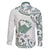 Aloha Hawaii Shaka Family Matching Tank Maxi Dress and Hawaiian Shirt Hang Loose Mint Version - Polynesian Pride