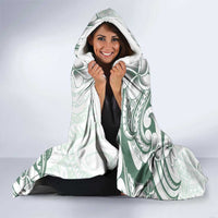 Aloha Hawaii Shaka Hooded Blanket Hang Loose Mint Version - Polynesian Pride