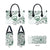 Aloha Hawaii Shaka Leather Bag Hang Loose Mint Version - Polynesian Pride