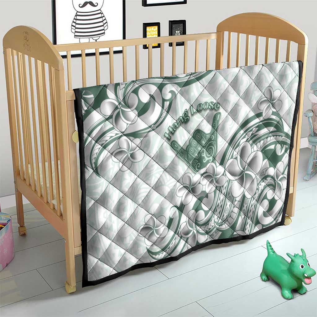 Aloha Hawaii Shaka Quilt Hang Loose Mint Version - Polynesian Pride