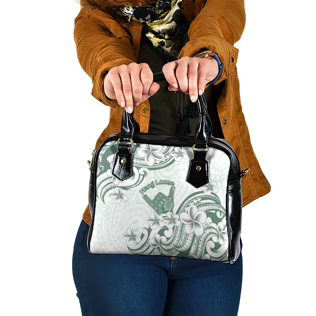 Aloha Hawaii Shaka Shoulder Handbag Hang Loose Mint Version DT05 One Size Mint - Polynesian Pride
