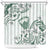 Aloha Hawaii Shaka Shower Curtain Hang Loose Mint Version - Polynesian Pride