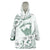 Aloha Hawaii Shaka Wearable Blanket Hoodie Hang Loose Mint Version - Polynesian Pride