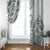 Aloha Hawaii Shaka Window Curtain Hang Loose Mint Version - Polynesian Pride