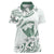 Aloha Hawaii Shaka Women Polo Shirt Hang Loose Mint Version - Polynesian Pride