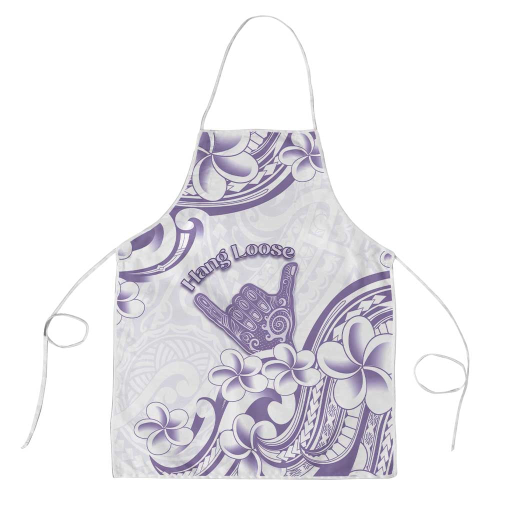 Aloha Hawaii Shaka Apron Hang Loose Purple Version DT05 Purple - Polynesian Pride