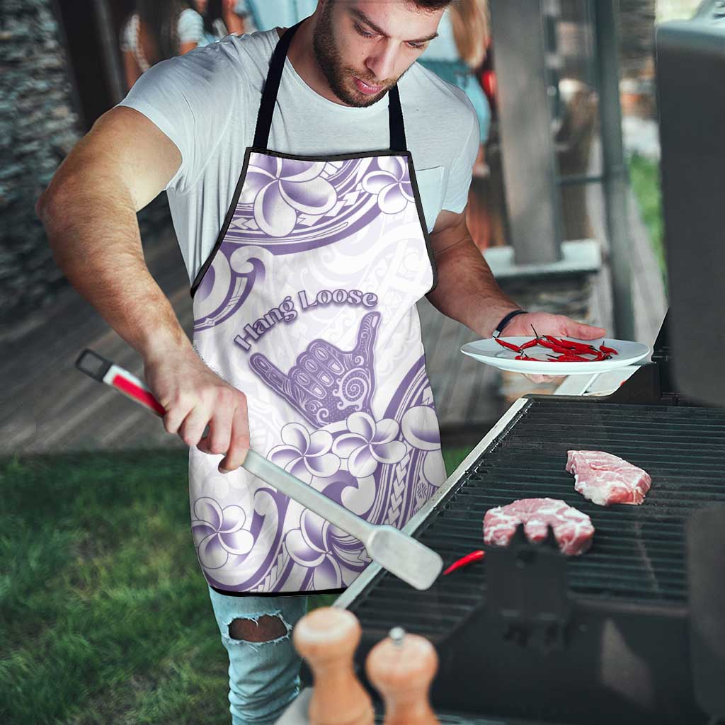 Aloha Hawaii Shaka Apron Hang Loose Purple Version - Polynesian Pride