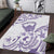 Aloha Hawaii Shaka Area Rug Hang Loose Purple Version - Polynesian Pride